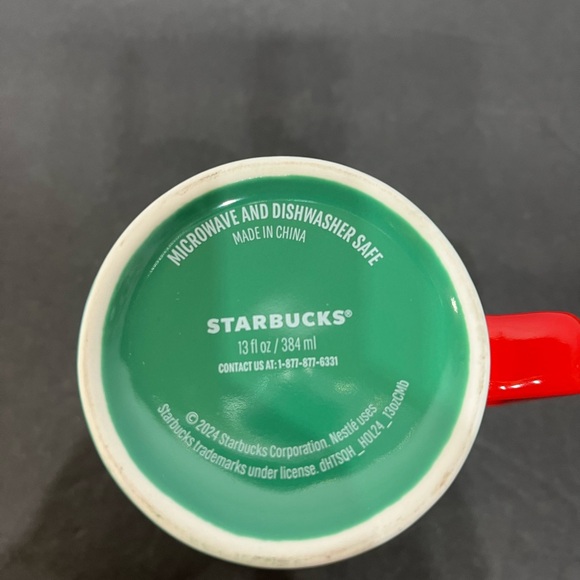 Starbucks 2024 Swirl Mug with Red Handle - Picture 6 of 6